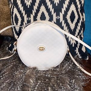 Authentic Vintage Gucci Canteen GG web crossbody